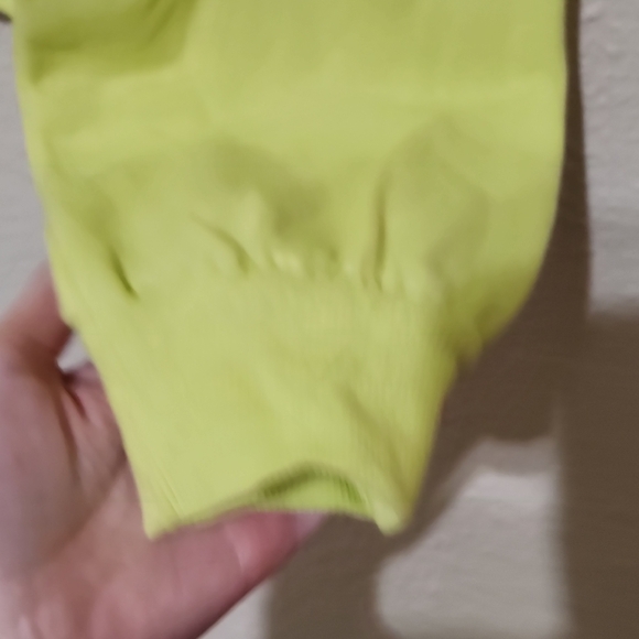 Target Lime Green Cropped Hoodie with Graphic Design - Picture 8 of 10